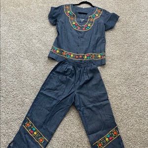 Fresh and floral two piece!